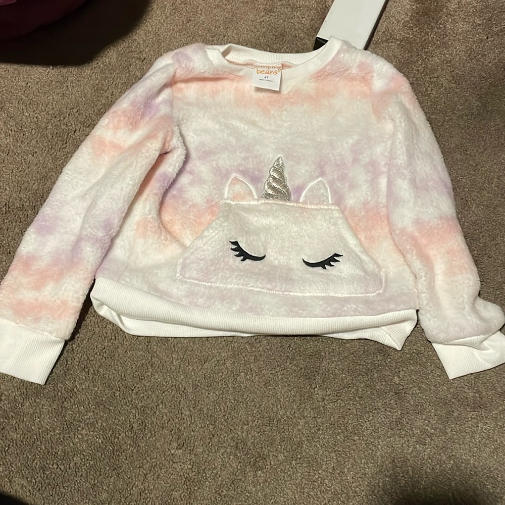Girls Unicorn Sweater